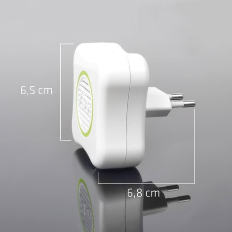 Elektromos szúnyogriasztó éjszakai fénnyel 65 x 65 x 68 mm fehér Gardigo Mosquito-Repellent LED 6699 2. kép