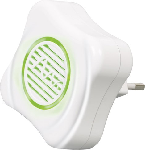Elektromos szúnyogriasztó éjszakai fénnyel 65 x 65 x 68 mm fehér Gardigo Mosquito-Repellent LED 6699 3. kép