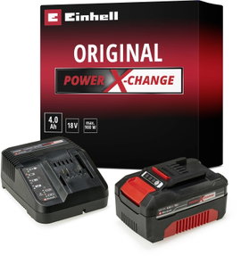 Szerszám akku és töltőkészlet, 18V 4Ah, Einhell Power X-Change PXC Starter Kit 4512042