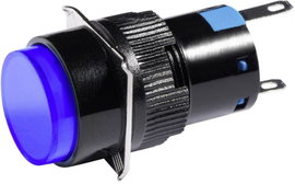 Barthelme 58500114 LED-es jelzőlámpa Kék 12 V DC/AC