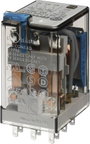 Finder 55.33.9.024.0090 Dugaszrelé 24 V/DC 10 A 3 váltó 1 db bélyegkép