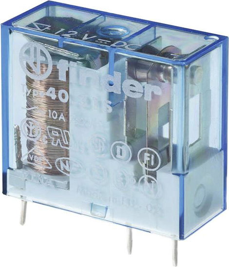 Finder 40.31.9.024.0000 Nyák relé 24 V/DC 12 A 1 váltó 1 db