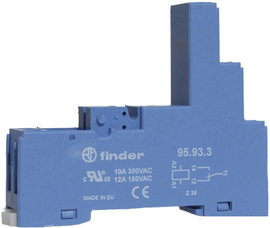Finder 95.93.3 Reléfoglalat Finder 40.31 (H x Sz x Ma) 81.9 x 15.5 x 64.8 mm 1 db