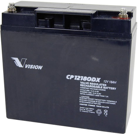Ólomakku 12 V 18 Ah Vision Akkus VISION CP12180DX CP12180DX Ólom-vlies (AGM)181 x 167 x 77 mm M5 csa