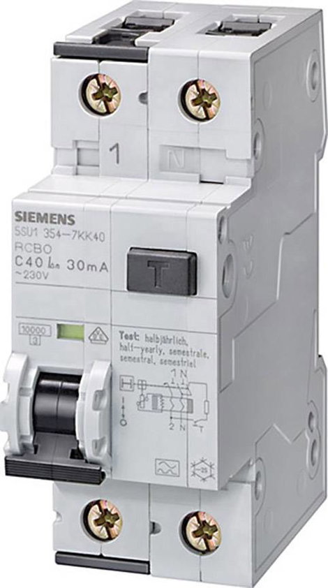 Siemens 5SU1354-7KK16 FI védőkapcsoló 2 pólusú 16 A 0.03 A 230 V