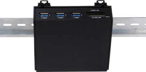 Renkforce DIN-Rail tartó Alkalmas: Raspberry Pi, Arduino, Banana Pi Profilsínre szereléshez Fekete 10. kép