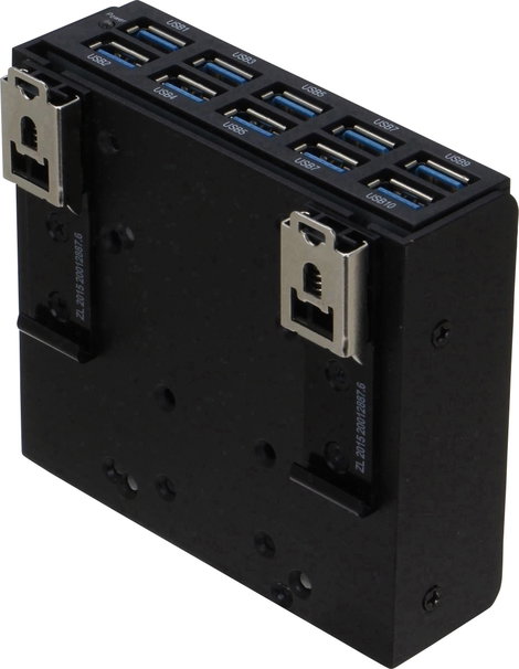 Renkforce DIN-Rail tartó Alkalmas: Raspberry Pi, Arduino, Banana Pi Profilsínre szereléshez Fekete 12. kép