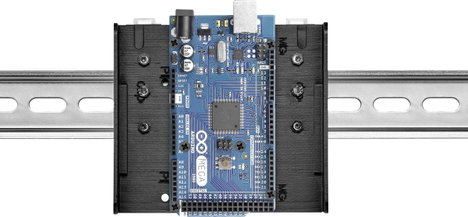Renkforce DIN-Rail tartó Alkalmas: Raspberry Pi, Arduino, Banana Pi Profilsínre szereléshez Fekete 8. kép