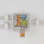 WAGO 221-612 221 Vezetékösszekötő hajlékony: 0.50-6 mm² merev: 0.50-6 mm² Pólusszám: 2 1 db Átlátszó 2. bélyegkép