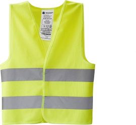 TOOLCRAFT TO-5150550 Gyermek biztonsági mellény neon sárga EN ISO 20471 EN ISO 20471: 2013