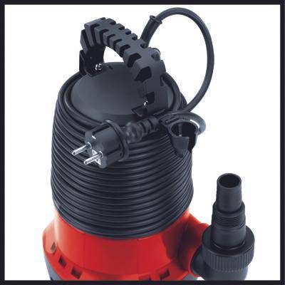 Szennyvíz búvárszivattyú 780 W 15700 l/óra 8 m Einhell 4170682 GH-DP 7835 5. kép