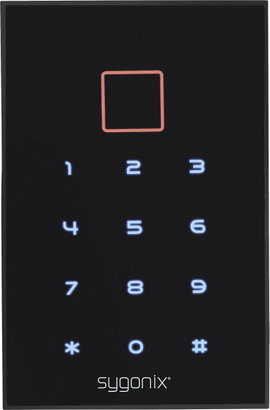 Érintő billentyűzetes kódzár és transzponder 12 V IP66 Sygonix SY-3435062