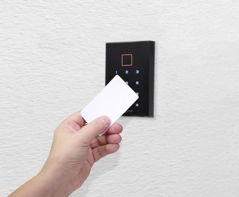 Érintő billentyűzetes kódzár és transzponder 12 V IP66 Sygonix SY-3435062 4. kép