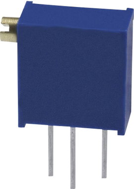 Trimmer potméter Bourns 3296Z-1-101LF 100 Ω zárt 0,5 W ± 10 %