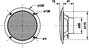 Visaton FR 13 WP - 4 Ohm 5 coll 13 cm Szélessávú hangszóró 40 W 4 Ω Fehér Tengervíznek ellenálló 2. bélyegkép