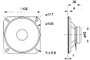 Visaton R 10 S - 4 Ohm 4 coll 10.16 cm Szélessávú hangszóró 20 W 4 Ω Fekete 2. bélyegkép