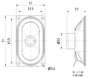 Visaton SC 4.7 ND - 8 Ohm 2.8 coll 7 cm Szélessávú hangszóró 2 W 8 Ω Fekete ovális, Mágnesesen árnyé 2. bélyegkép