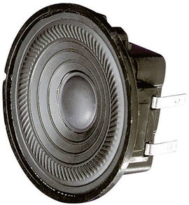 Visaton K 50 WP - 50 Ohm 2 coll 5 cm Miniatűr hangszóró 2 W 50 Ω Fekete Műanyag membrán, Nedvességál