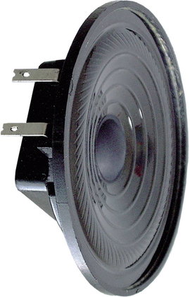 Visaton K 64 WP - 8 Ohm 2.5 coll 6.4 cm Miniatűr hangszóró 2 W 8 Ω Fekete Műanyag membrán