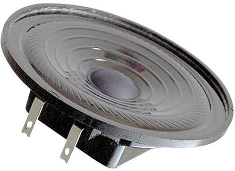 Visaton K 64 WP - 50 Ohm 2.5 coll 6.4 cm Miniatűr hangszóró 2 W 50 Ω Fekete Műanyag membrán