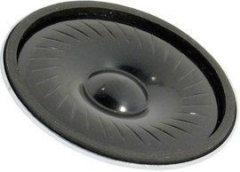 Visaton K 50 FL - 8 Ohm 2 coll 5 cm Miniatűr hangszóró 1 W 8 Ω Fekete Műanyag membrán