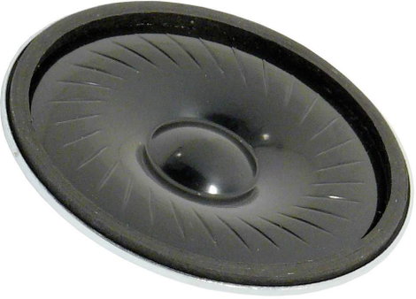 Visaton K 50 FL - 16 Ohm 2 coll 5 cm Miniatűr hangszóró 1 W 16 Ω Fekete Műanyag membrán