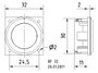 Visaton BF 32 - 8 Ohm 1.3 coll 3.2 cm Szélessávú hangszóró 2 W 8 Ω Ezüst 3. bélyegkép
