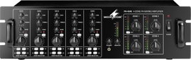 Monacor PA-4040 ELA erősítő 40 W 4 zóna
