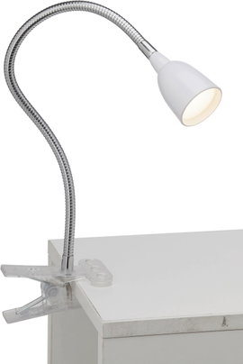 Brilliant Antony Csíptetős lámpa LED Fixen beépített LED-es Fehér