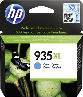 HP 935XL Tinta Eredeti Cián C2P24AE Tinta