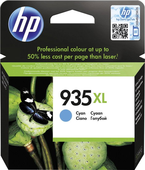 HP 935XL Tinta Eredeti Cián C2P24AE Tinta