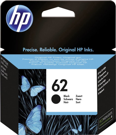 HP Tinta 62 Eredeti Fekete C2P04AE