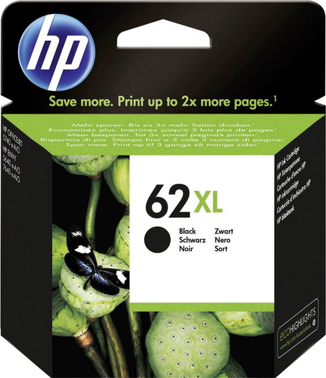 HP Tinta 62XL Eredeti Fekete C2P05AE