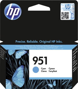 HP 951 Tinta Eredeti Cián CN050AE Tinta
