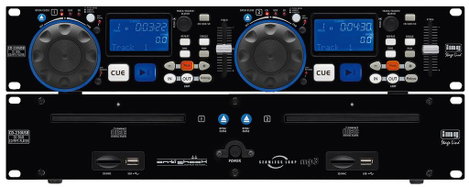 IMG StageLine CD-230USB DJ dupla CD MP3 lejátszó 2. kép