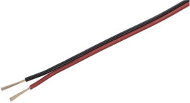 TRU COMPONENTS 1565746 Hangszóró kábel 2 x 0.80 mm² Piros, Fekete 100 m