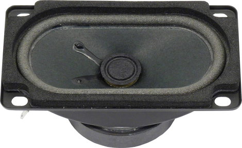 Visaton SC 5.9 OM - 4 Ohm 3.5 coll 9 cm Szélessávú hangszóró 10 W 4 Ω Fekete ovális