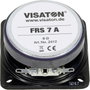 Visaton FRS 7 A - 8 Ohm 2.5 coll 6.5 cm Szélessávú hangszóró 8 W 8 Ω Fekete 2. bélyegkép