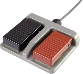 TRU COMPONENTS Lábkapcsoló 250 V/AC 16 A 2 pedál 2 nitó, 2 záró 1 db