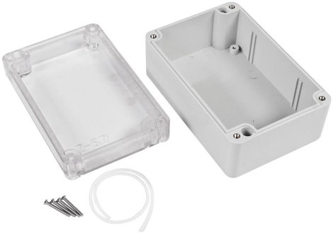 TRU COMPONENTS TC-7910740 Univerzális műszerdobozok 118 x 78 x 55 ABS-PC Szürke 1 db 2. kép