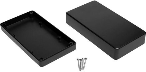 TRU COMPONENTS TC-7910804 Univerzális műszerdobozok 154 x 85 x 43 ABS Fekete 1 db 2. kép