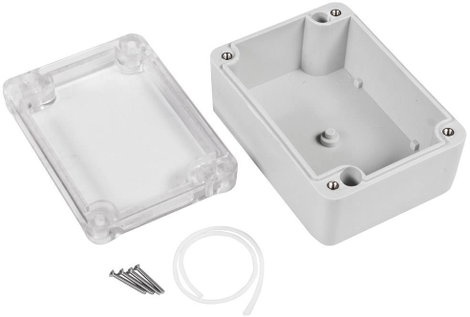 TRU COMPONENTS TC-7910812 Univerzális műszerdobozok 88 x 64 x 42 ABS-PC Élénk szürke 1 db 2. kép
