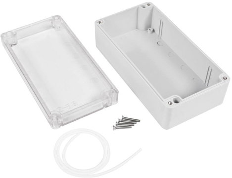 TRU COMPONENTS TC-7910840 Univerzális műszerdobozok 158 x 82 x 55 ABS-PC Szürke 1 db 2. kép