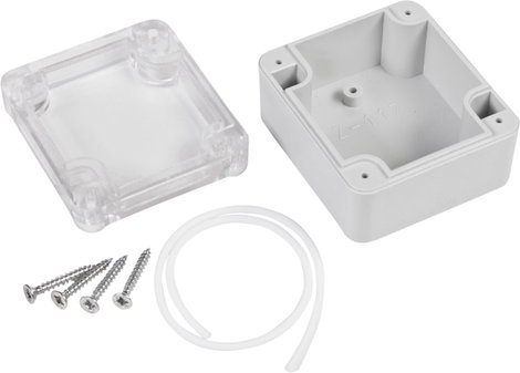 TRU COMPONENTS TC-7910904 Univerzális műszerdobozok 63 x 57 x 37 ABS-PC Szürke 1 db 2. kép