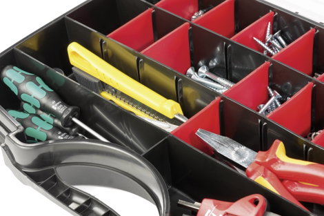 Parat PROFI-LINE Organize S Rendszerező hordtáska (Sz x Ma x Mé) 390 x 290 x 60 mm Rekeszek: 26 Tart 4. kép