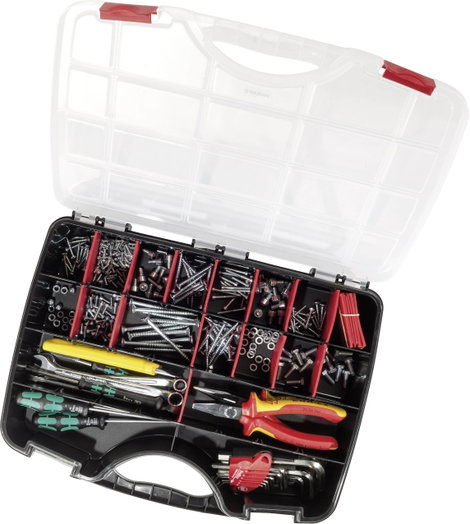 Parat PROFI-LINE Organize S Rendszerező hordtáska (Sz x Ma x Mé) 390 x 290 x 60 mm Rekeszek: 26 Tart 7. kép