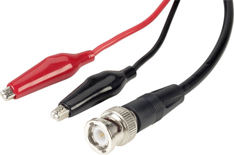 TRU COMPONENTS 16-0315 BNC mérővezeték 1.20 m Fekete, Piros 2. kép