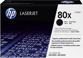HP Toner 80X Eredeti Fekete 6900 oldal CF280X