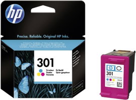 HP 301 Tinta Eredeti Cián, Bíbor, Sárga CH562EE Tinta