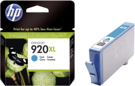 HP 920XL Tinta Eredeti Cián CD972AE Tinta